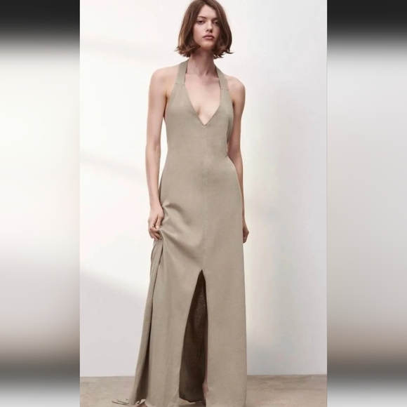 Zara NWTs Halter Dress - Picture 1 of 7